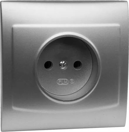 Elektromos fali aljzat Polmark Vega ezüst GP-1V