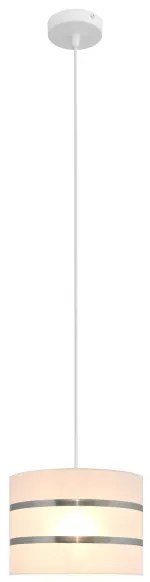 Csillár zsinóron HELEN 1xE27/15W/230V á. 20 cm fehér