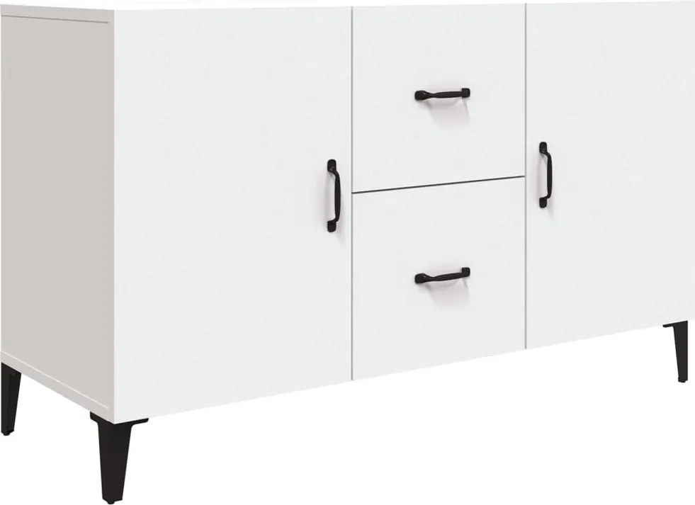 vidaXL fehér mszerelt faűfa tálalóasztal 100 x 36 x 60 cm