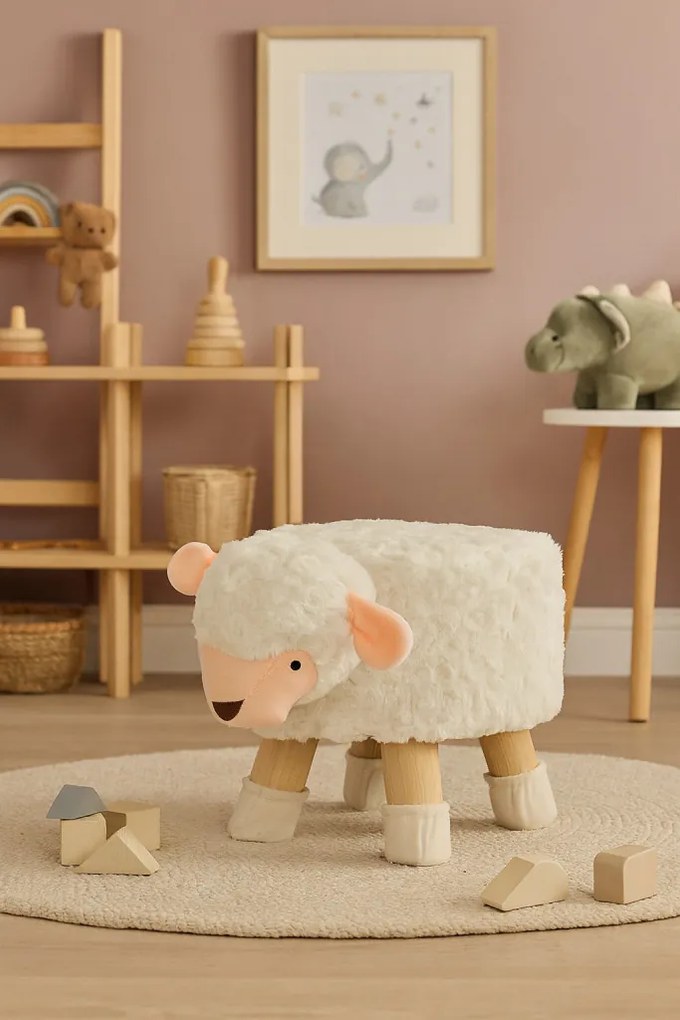 Bárány puff 28 x 25 cm