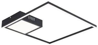 RÁBALUX 5286 SIRIUS Modern LED Mennyezeti Lámpa Matt Fekete IP20