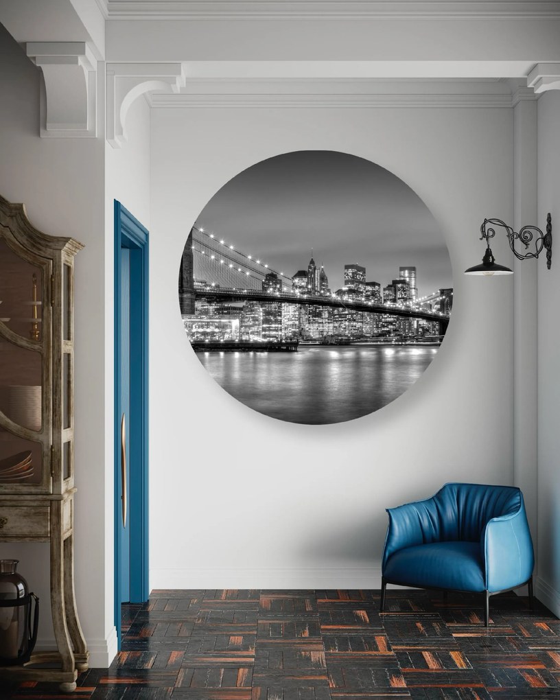 Gario Kerek vászonkép Majestic Brooklyn Bridge New Yorkban Méret: 60 x 60 cm