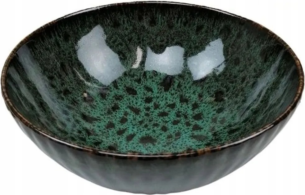 Tányér Lubiana Malachit Cosmos zöld 17 cm