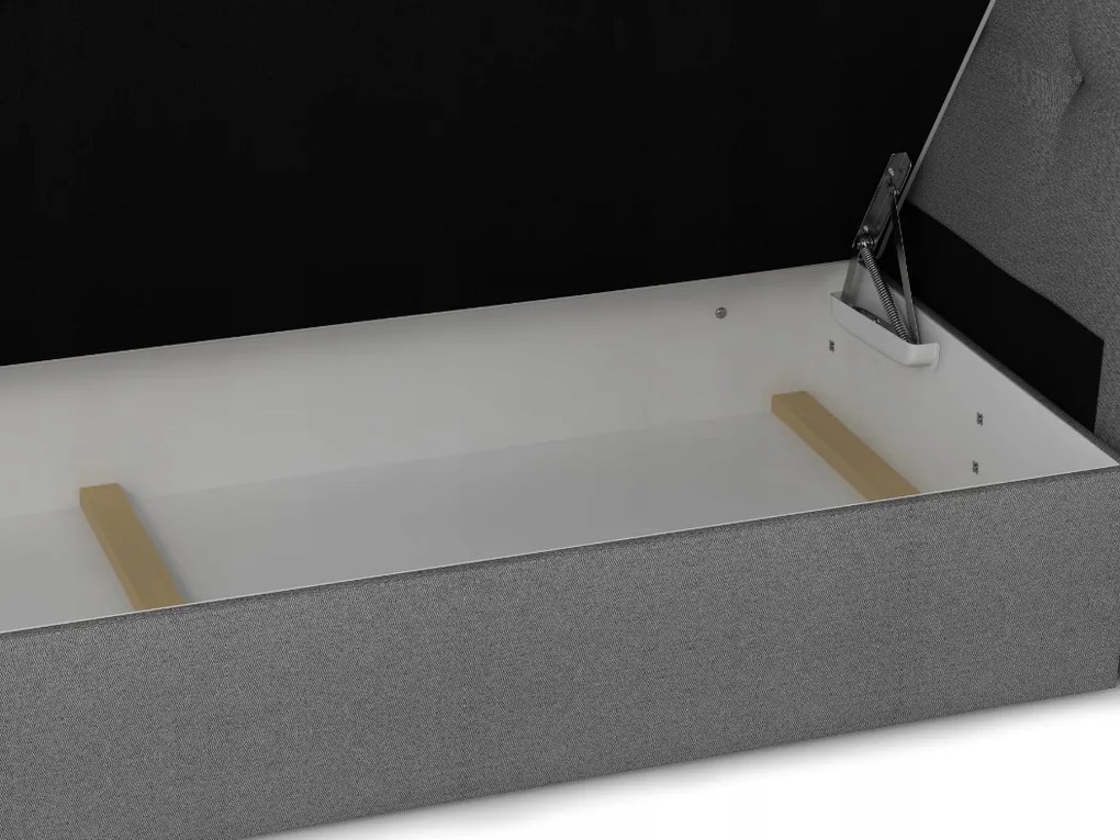 Franciaágy Boxspring 180x200 cm Karum Comfort (sötétkék) (ágyráccsal és matraccal). 1056038