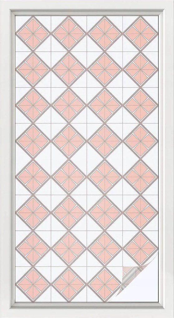 Szélvédőfólia Ablak Adatvédelem Geometrikus rombuszok 50x100