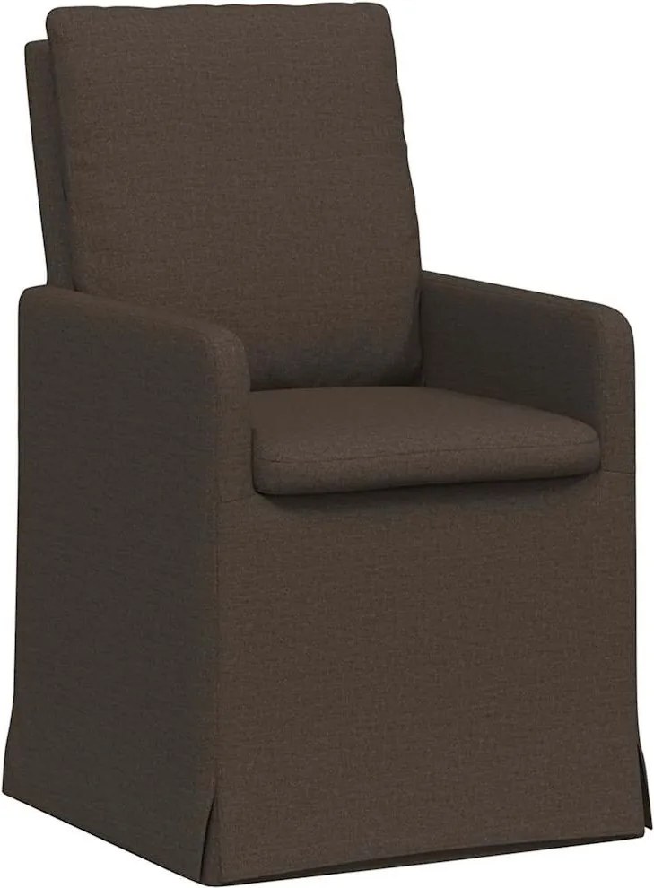 vidaXL Étkező Székek 2 pcs Sötétszürke 57 x 67 x 98 cm Vászon