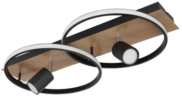 Globo 67309-36 - LED Mennyezeti lámpa DANNY 2xLED/18W/230V + 2xGU10/35W/230V