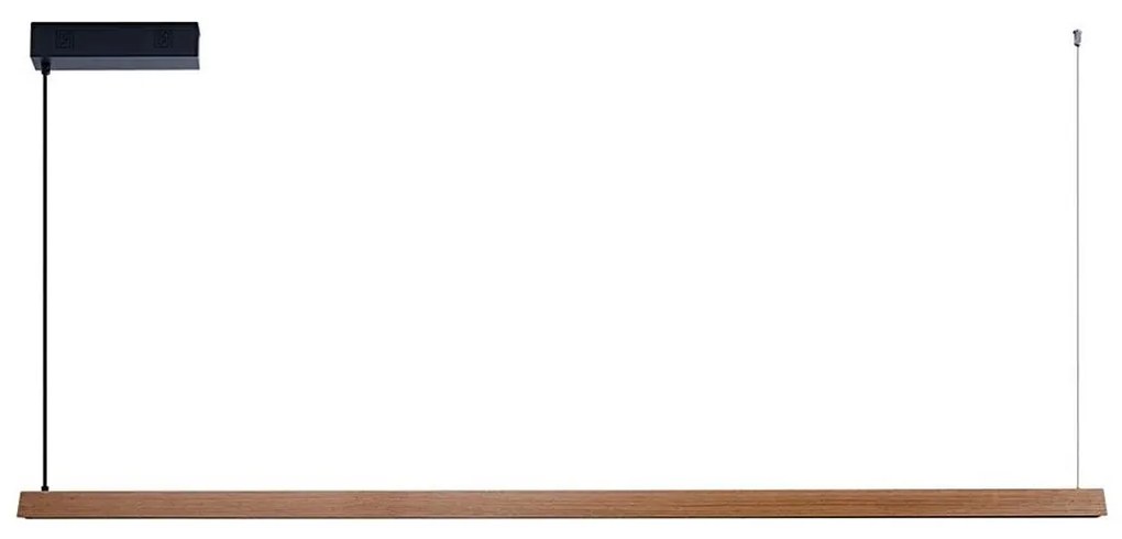 Immax NEO 07305L - MADEIRA dimmelhető LED csillár kábelen 44W/230V, Wi‑Fi Tuya, 202 cm, tölgy