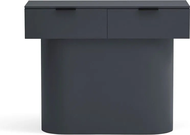 Antracitszürke konzolasztal 36x100 cm Totem – Teulat