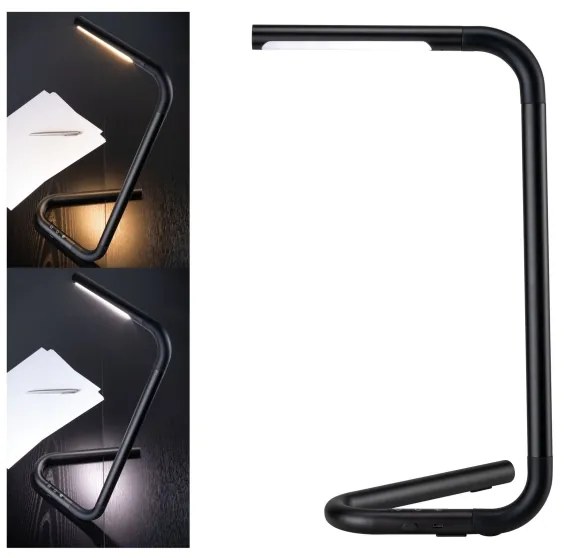 Paulmann 95424- LED/4,5W Dimmelhető érintős asztali lámpa FLEXLINK 5V/USB fekete