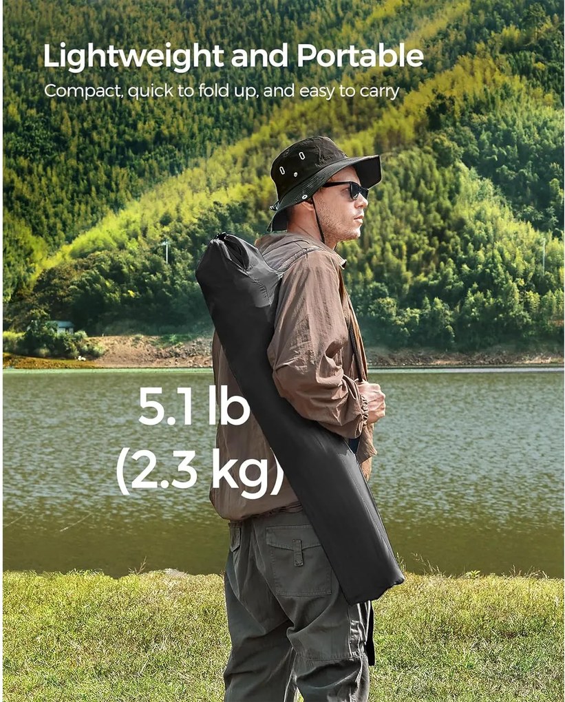 Összecsukható kempingszék 2 db-os, kültéri székek karfával és pohártartóval