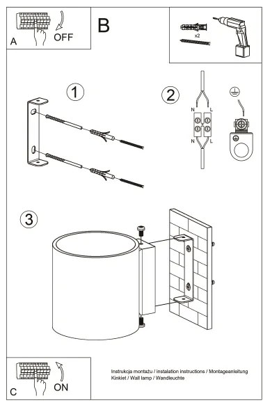 Brilagi - LED Fali lámpa FRIDA 1xG9/4W/230V fehér
