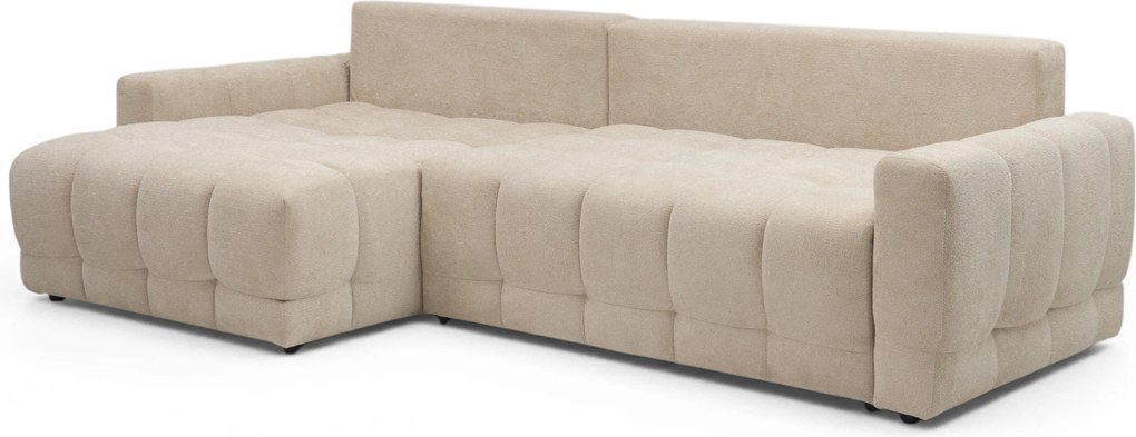 Sorenio ágyazható balos sarokkanapé - Murano 833 bézs szövet