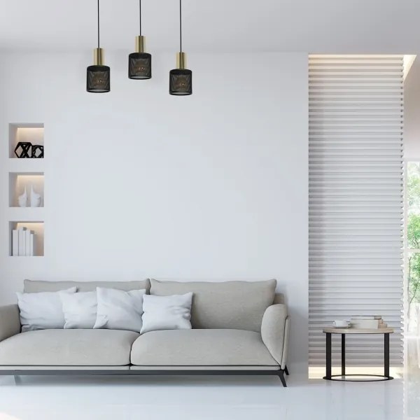 Csillár zsinóron ARES 3xE27/60W/230V