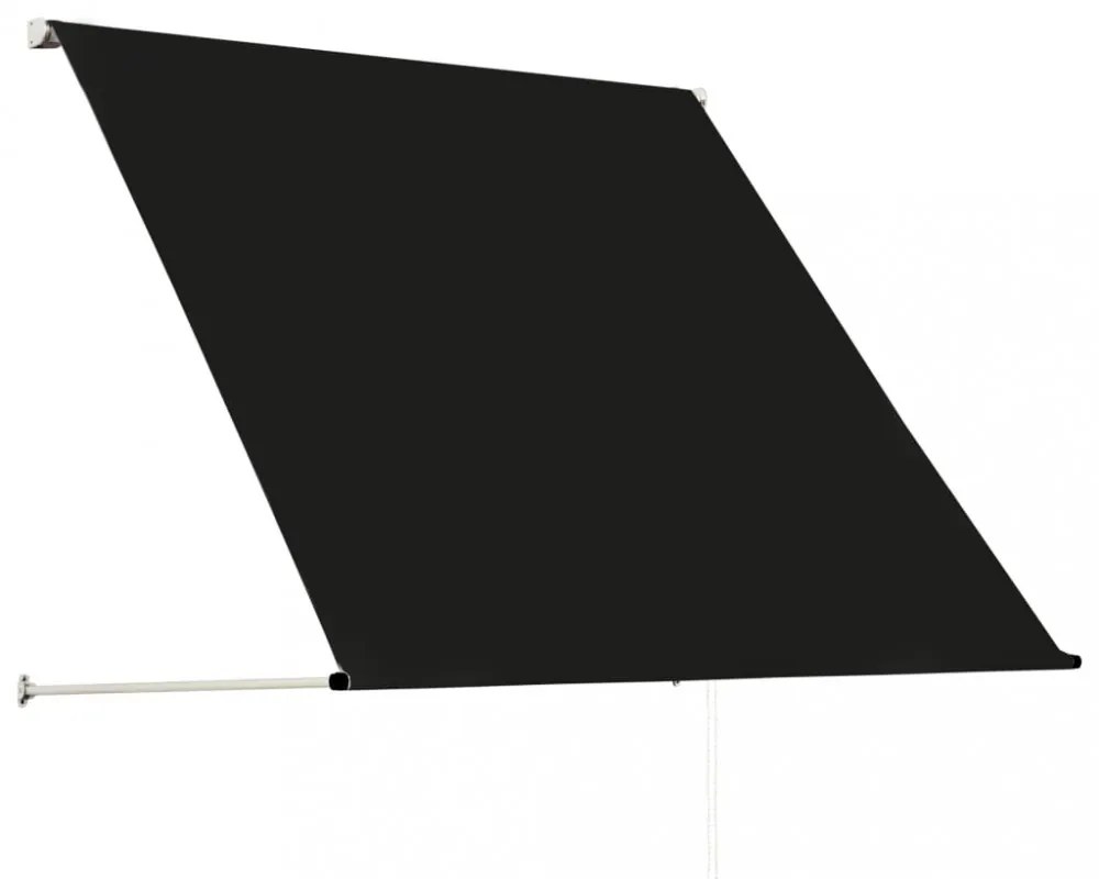 feltekerhető antracitszürke napellenző 150 x 150 cm