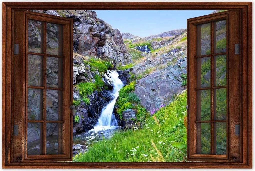 Poszterek 90x60 Vízesés Tájképek