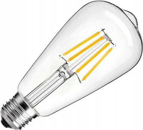 Led filament izzó E27 ST64 10W retro meleg