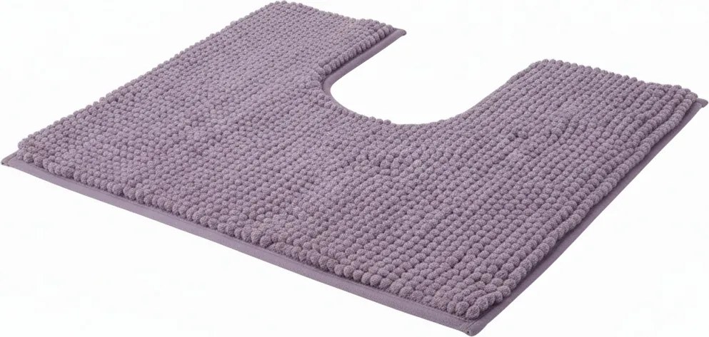 Zsenília Fürdőszoba Szőnyeg WC-hez Lila Rózsaszín Vastag
