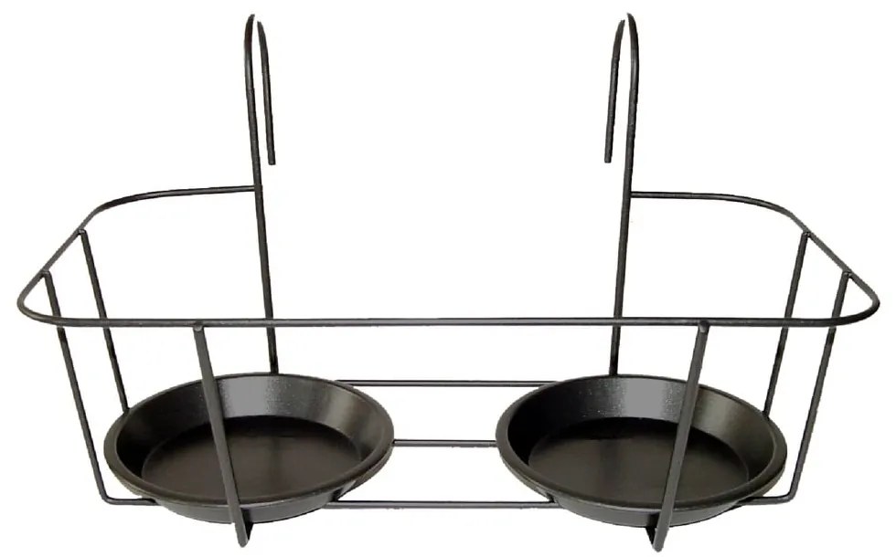 Fém fali függő virágcserép tartó Duo – Esschert Design