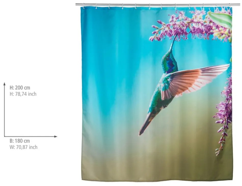 Zuhanyfüggöny 180x200 cm Managua – Wenko