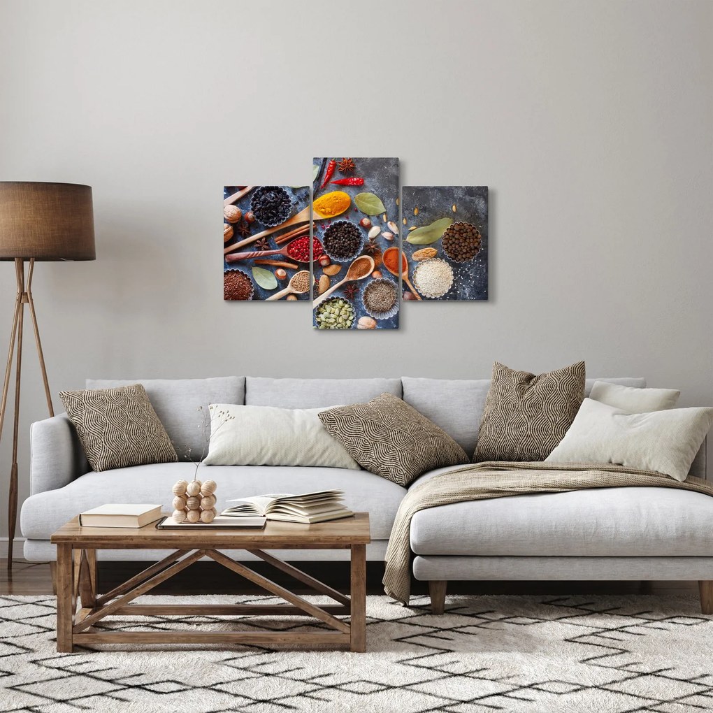 Kép - Fűszerek (90x60 cm)
