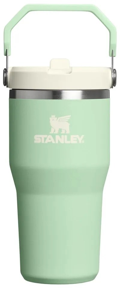Zsályaszínű rozsdamentes acél termosz 600 ml IceFlow™ Flip Straw 2.0 Tumbler Pistachio – Stanley