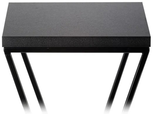 LOFT virágtartó állvány 40x24 cm fekete