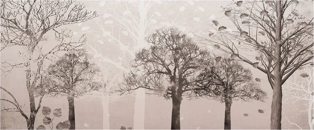 Design fotótapéta Flizelin falra Finom fák 250x104 Ragasztó