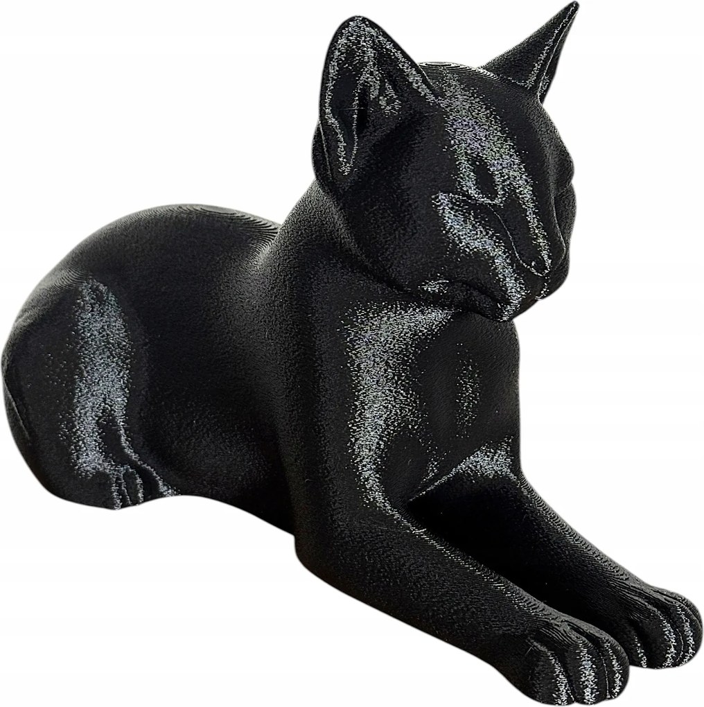 Nagy macska figura, dekoráció, modern stílusú dekoráció, ajándék