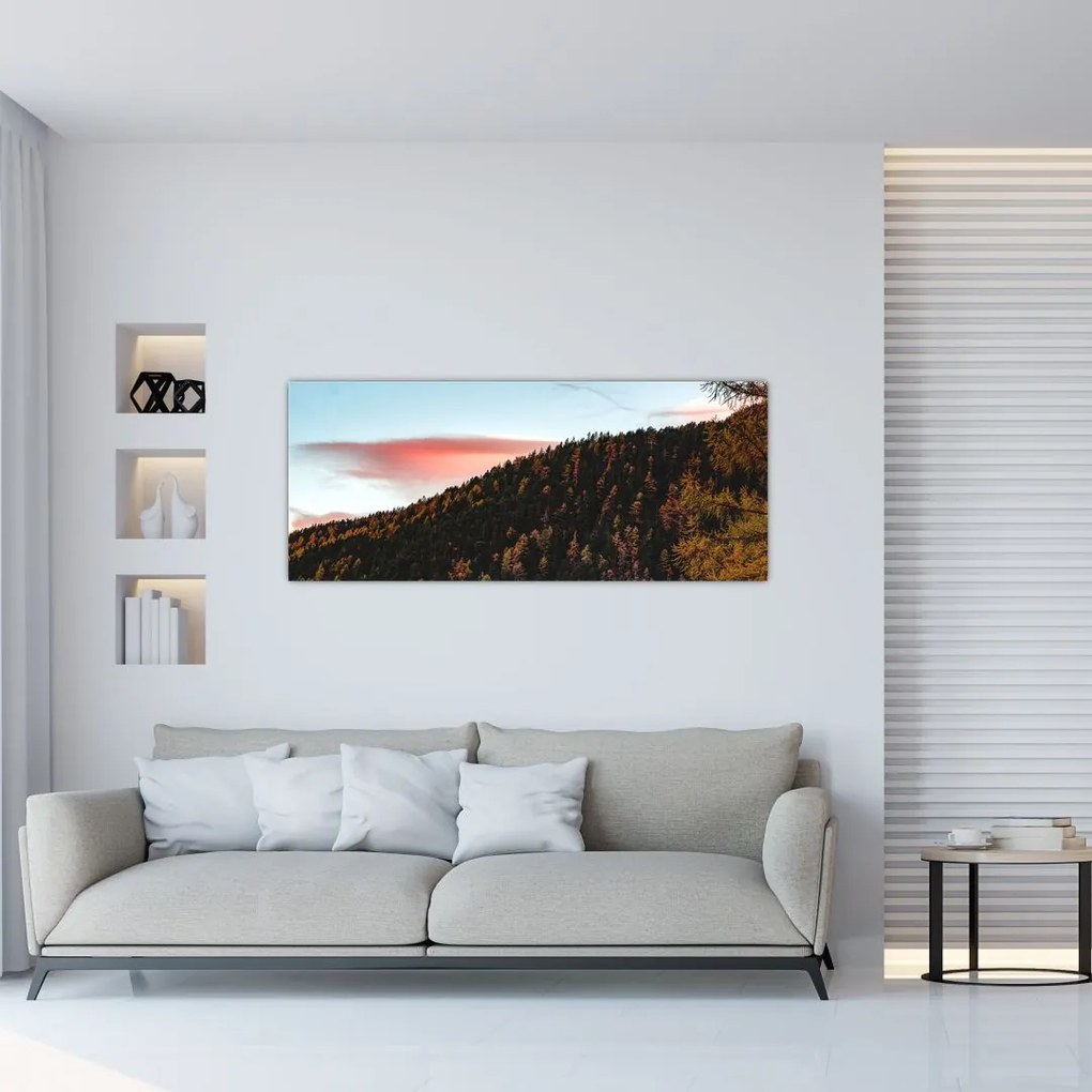 Kép a domb fölött (120x50 cm)