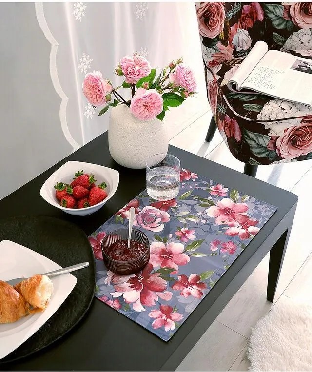 45/30 Virágmintás Asztali Alátét 2 Db