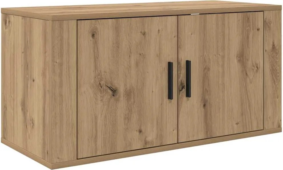 vidaXL Fali TV szekrény szett 3 pcs Artisan tölgy 80 x 34,5 x 40 cm