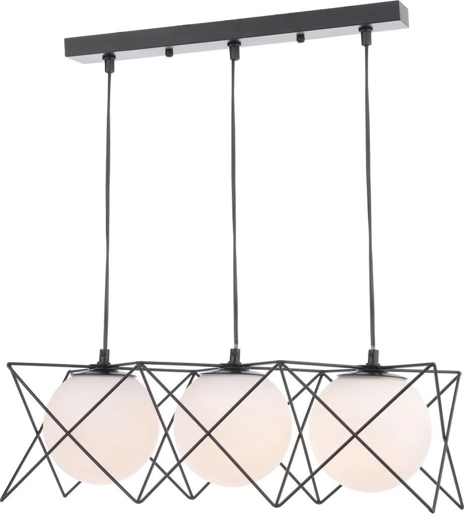 Dar Lighting modern függeszték dreyson fehér matt fekete dardre0322