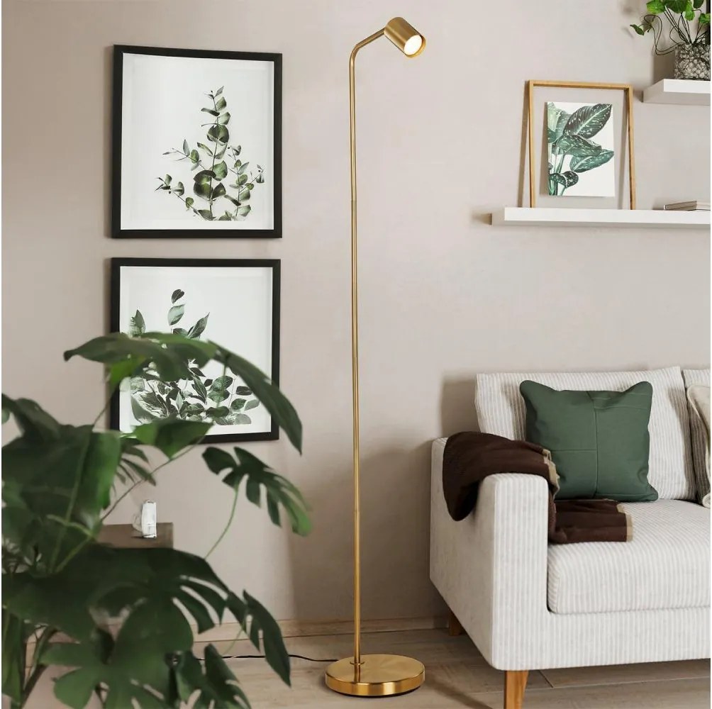 Eglo 901866 - Állólámpa RIGOMAGNO 1xGU10/5W/230V arany