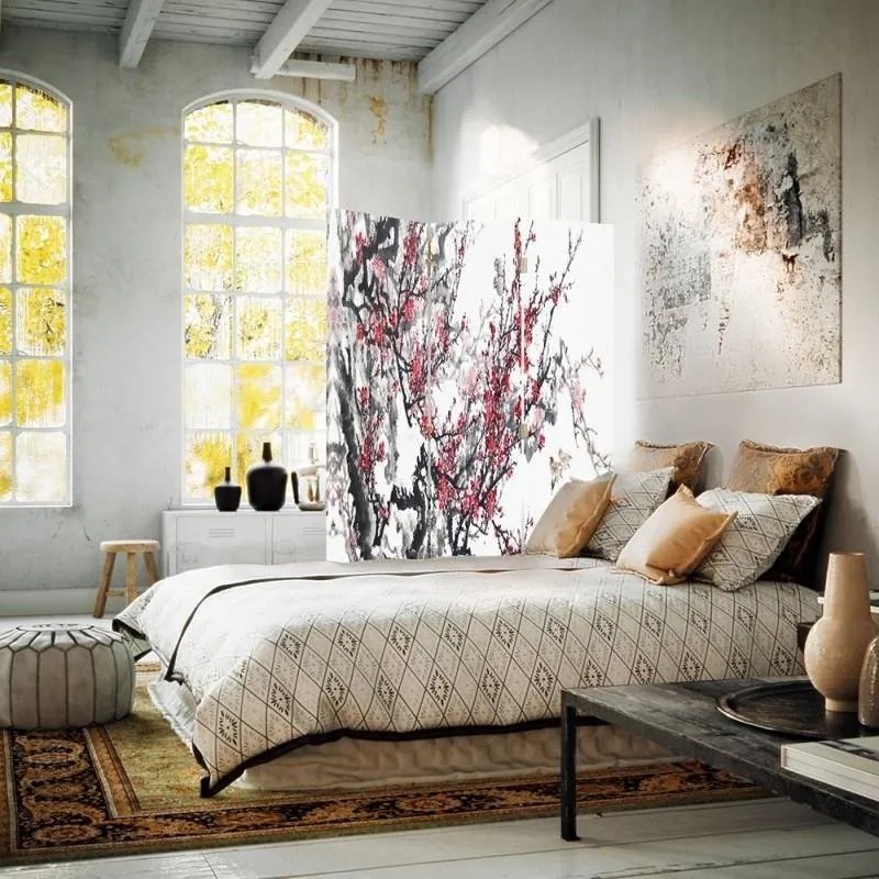 Gario Paraván Finom japán cseresznyefa Méret: 180 x 170 cm, Kivitelezés: Klasszikus paraván