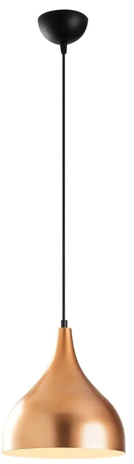 Fekete-rézszínű függőlámpa ø 26 cm Sağlam – Opviq lights