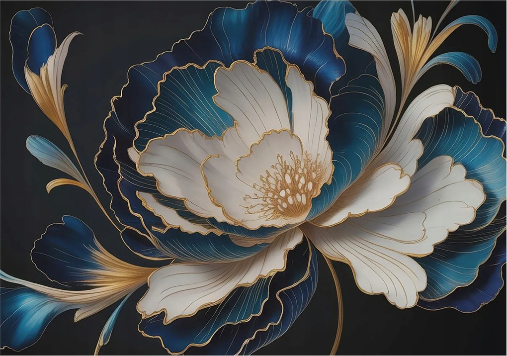 Fotótapéta Flizelina Nappali és Hálószoba Iroda Virágmintás 312x219 Ragasztó