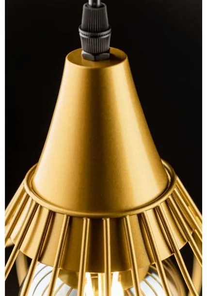 Lámpa Mennyezeti lámpatest LOTTE,2646,AC220-240V,50/60Hz,1*E27,IP20,átmérő 33cm,egyes,arany