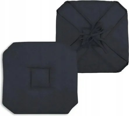 Bea székpárna 40x40 cm grafit steppelt ülőpárna