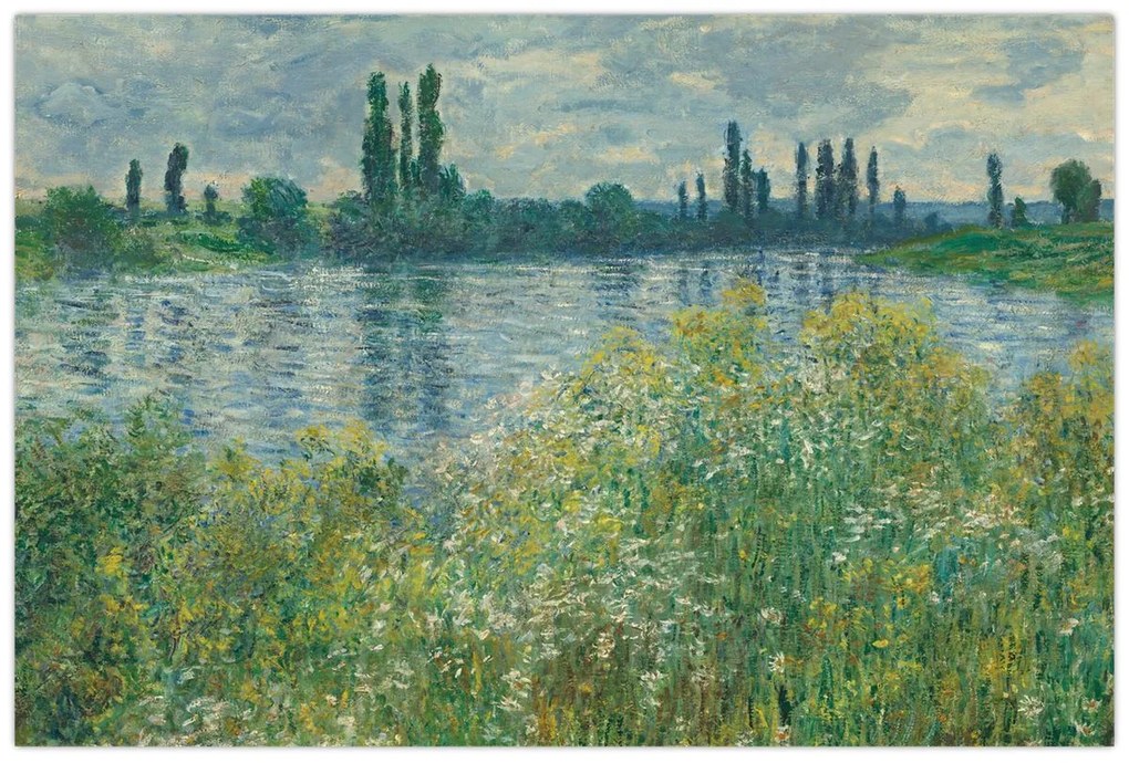 Kép - Claude Monet, Banks of the Seine, reprodukciók (90x60 cm)