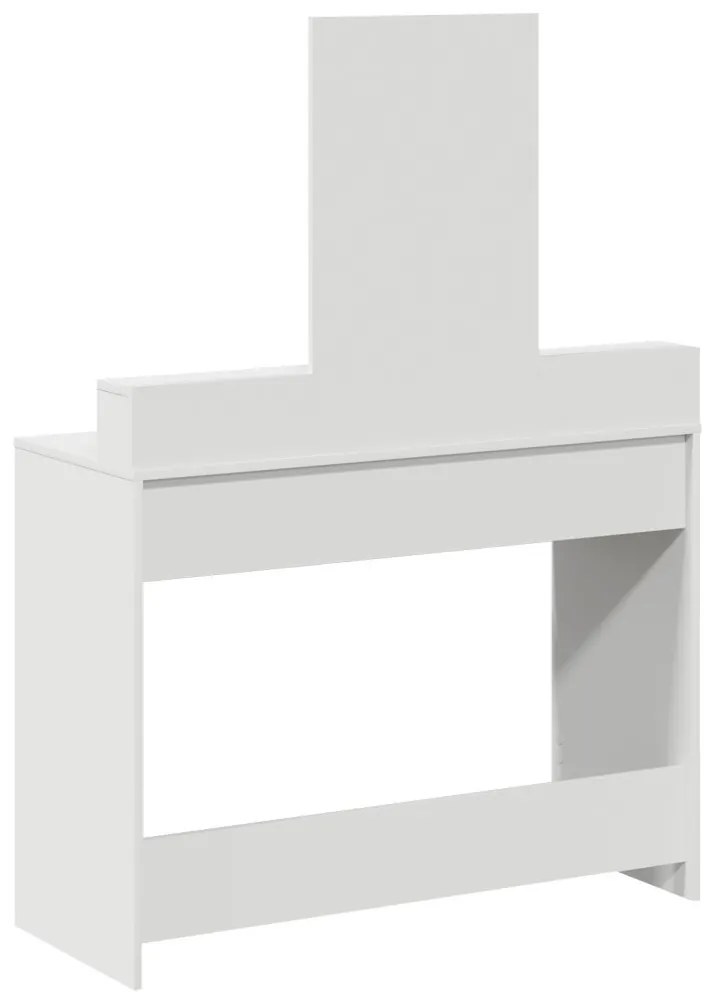 Sminkasztal Fiókokkal Fehér 100x41x140 cm