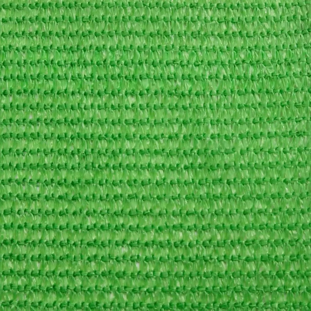 világoszöld HDPE napvitorla 160 g/m² 2,5 x 3,5 m
