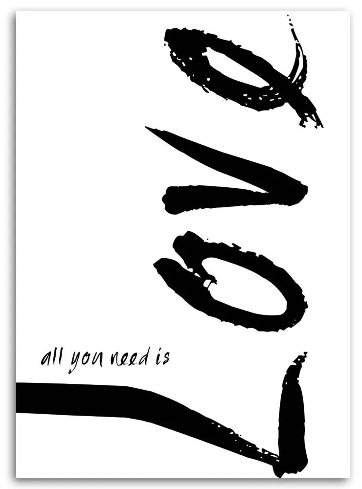 Gario Vászonkép Fehér szerelem Méret: 60 x 90 cm