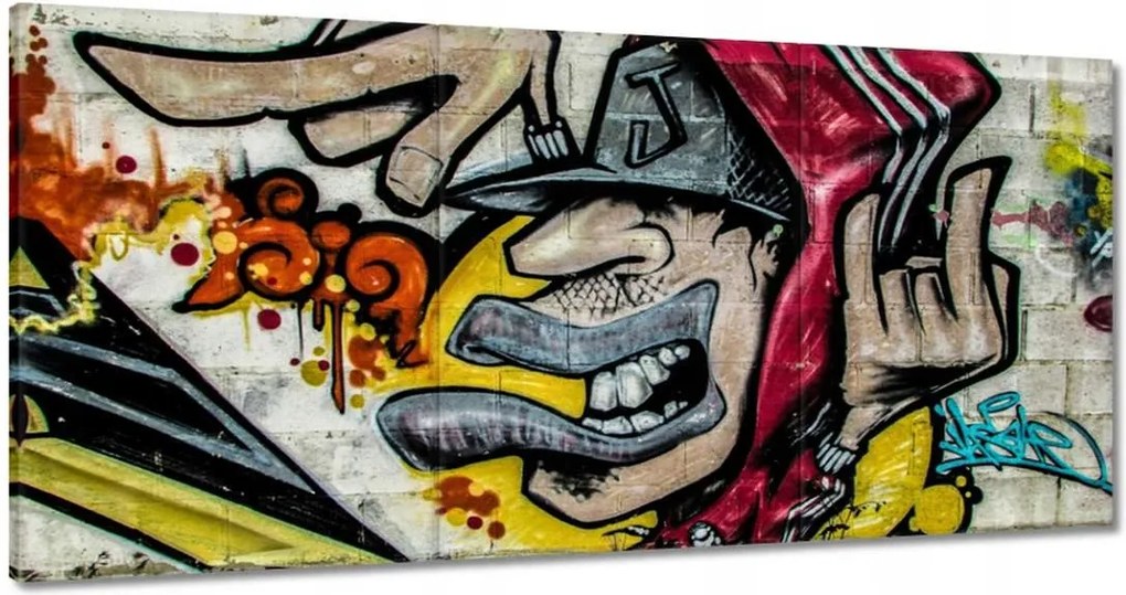 Festmények 180x90 Graffiti falfestmények