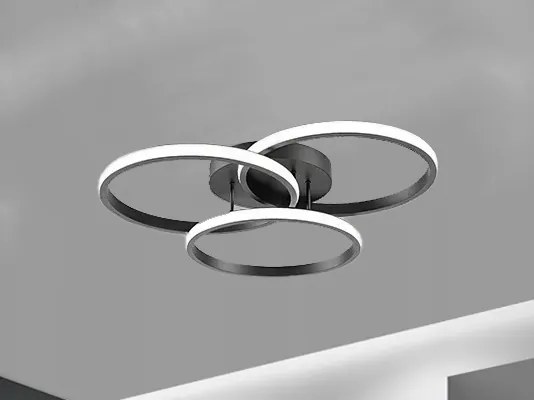 LED dimmelhető mennyezeti lámpatest LED/70W/230V 3000-6500K fekete + távirányító