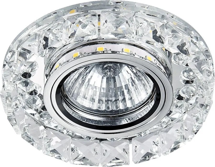 PREZENT 71074 ELEGANT Kristály Spot Lámpa Króm, Átlátszó GU10 IP20