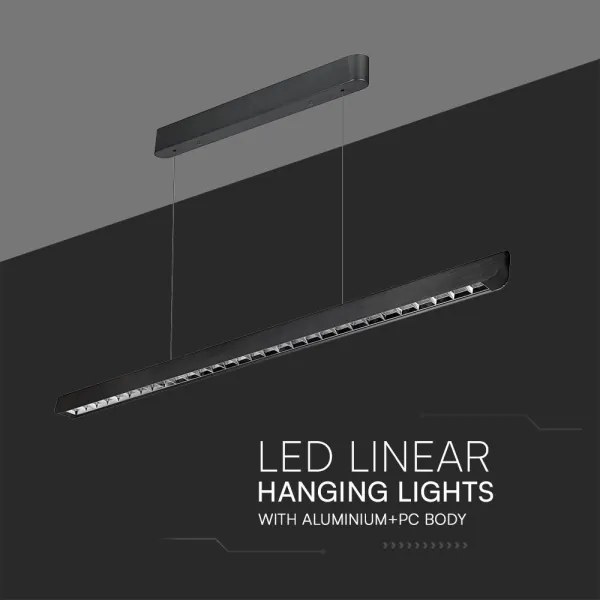 LED csillár kábelre LED/36W/230V 3000/4000/6400K fekete