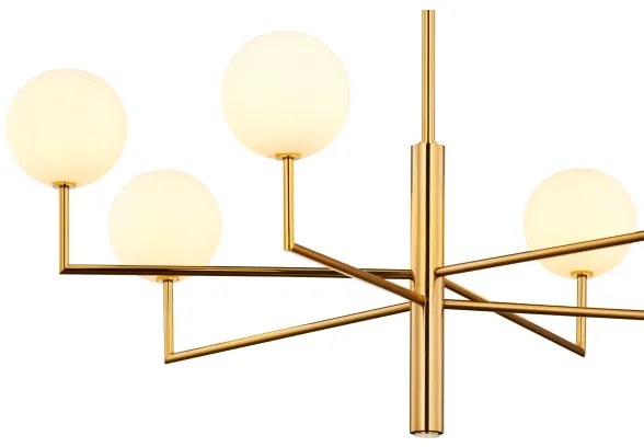 Jupiter 1930 - Csillár rúdon FEME 6xG9/40W/230V sárgaréz