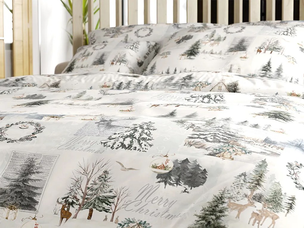 Pamut ágynemű WINTER WHISPER színes Ágyneműhuzat mérete: 70 x 90 cm | 140 x 200 cm