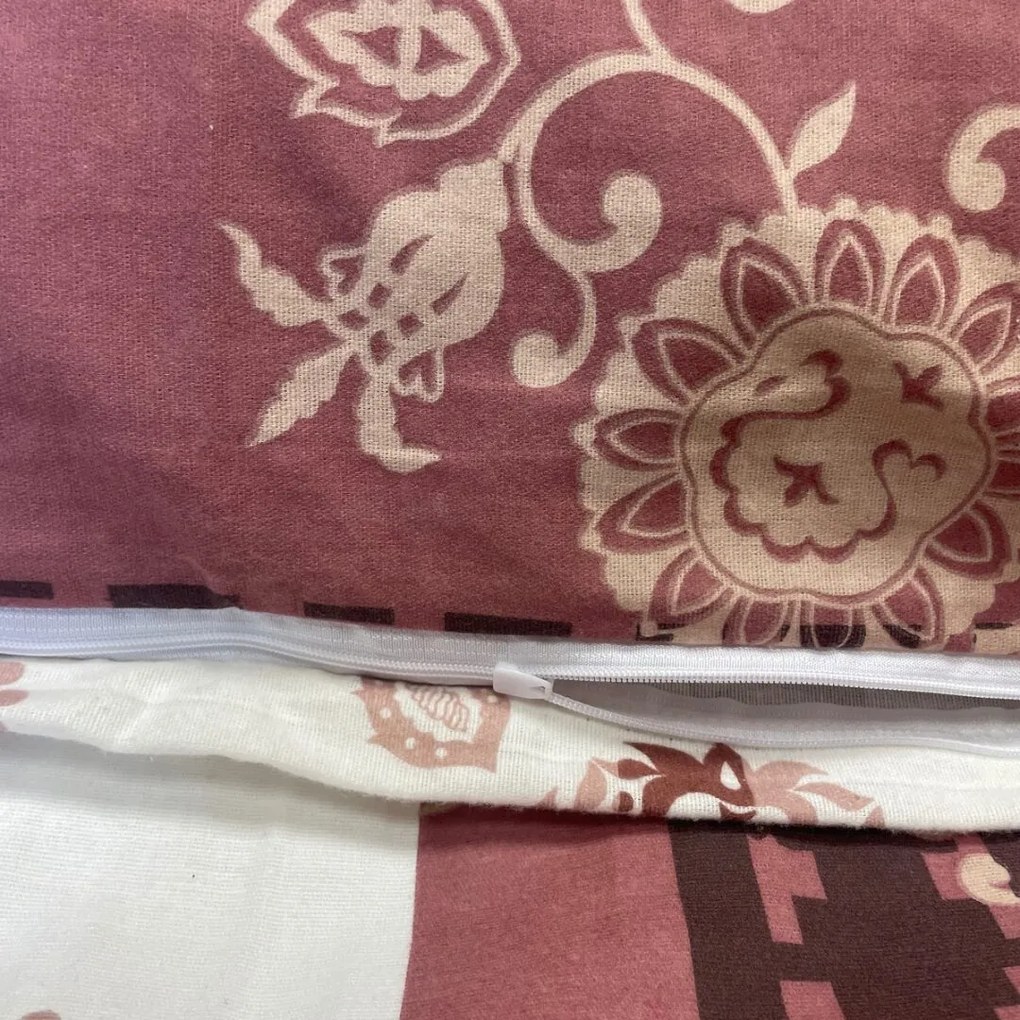 Carmela rózsaszín flanel ágyneműhuzat 200x140cm+90x70cm TiaHome